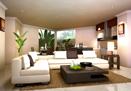 Bài trí cây xanh trong nhà